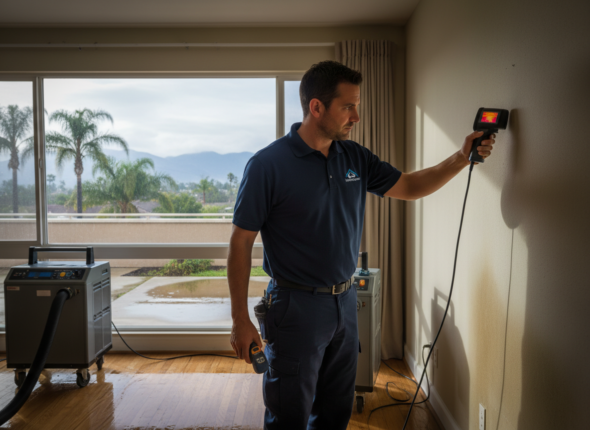 Checking for Hidden Leaks After Heavy Rains in Chatsworth