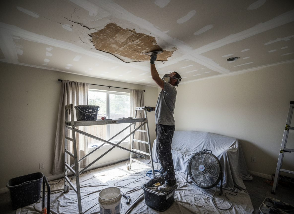 Ceiling Water Damage Repair in Chatsworth, CA
