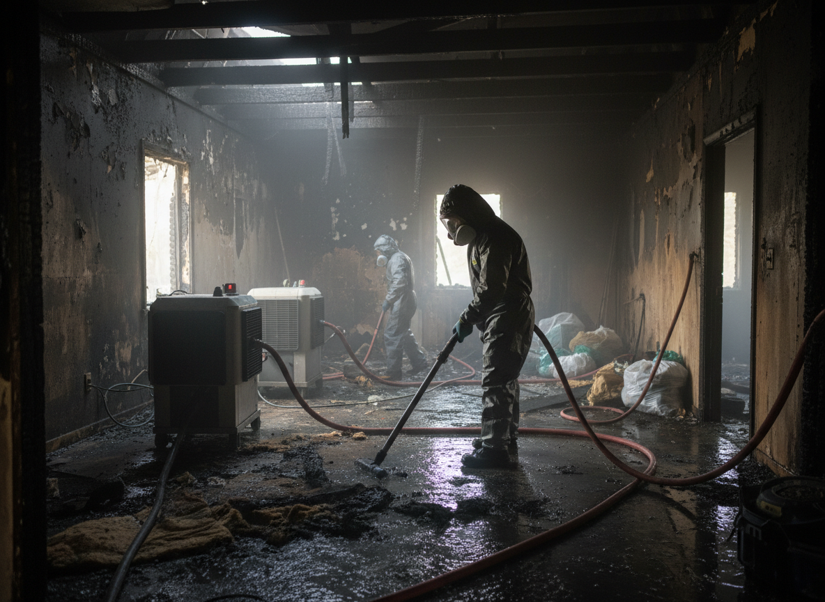 Water Damage Remediation After Fire in Chatsworth, CA